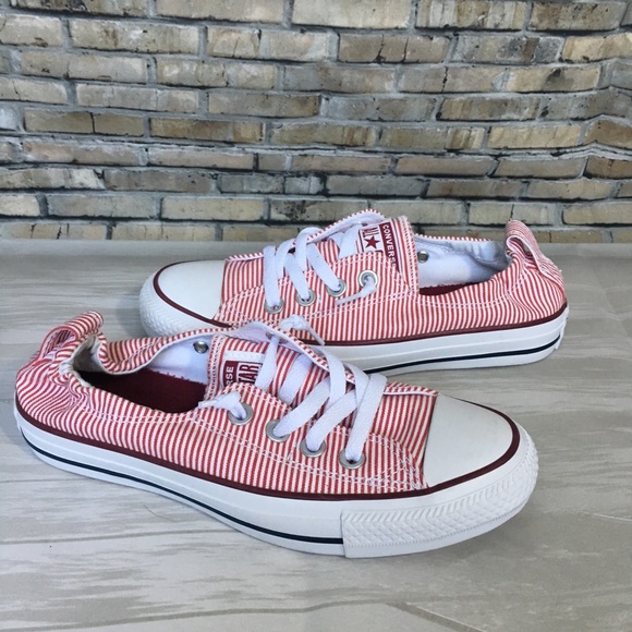LAST 1 ❗️CONVERSE CHUCK TAYLOR Shoreline RedStripe - Picture 3 of 8